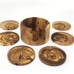 soustasse bois premium en boîte design pour une table élégante