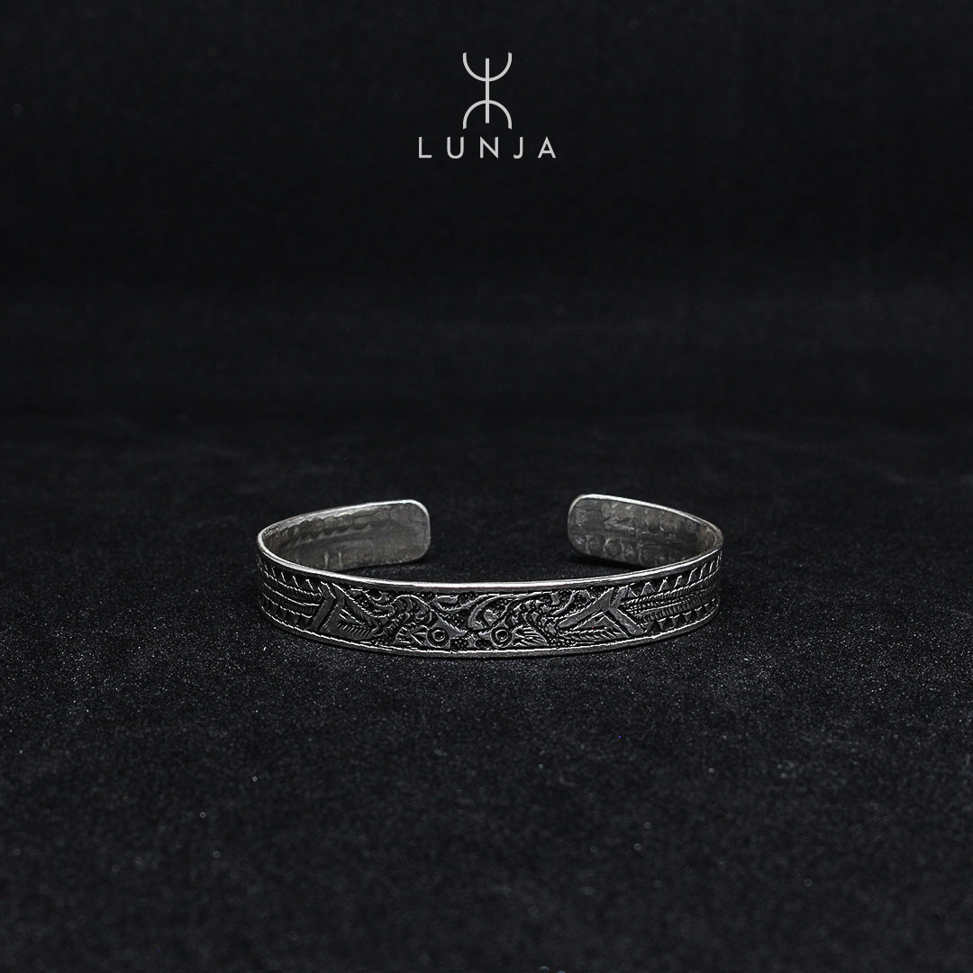 Silver Touareg bracelet for women