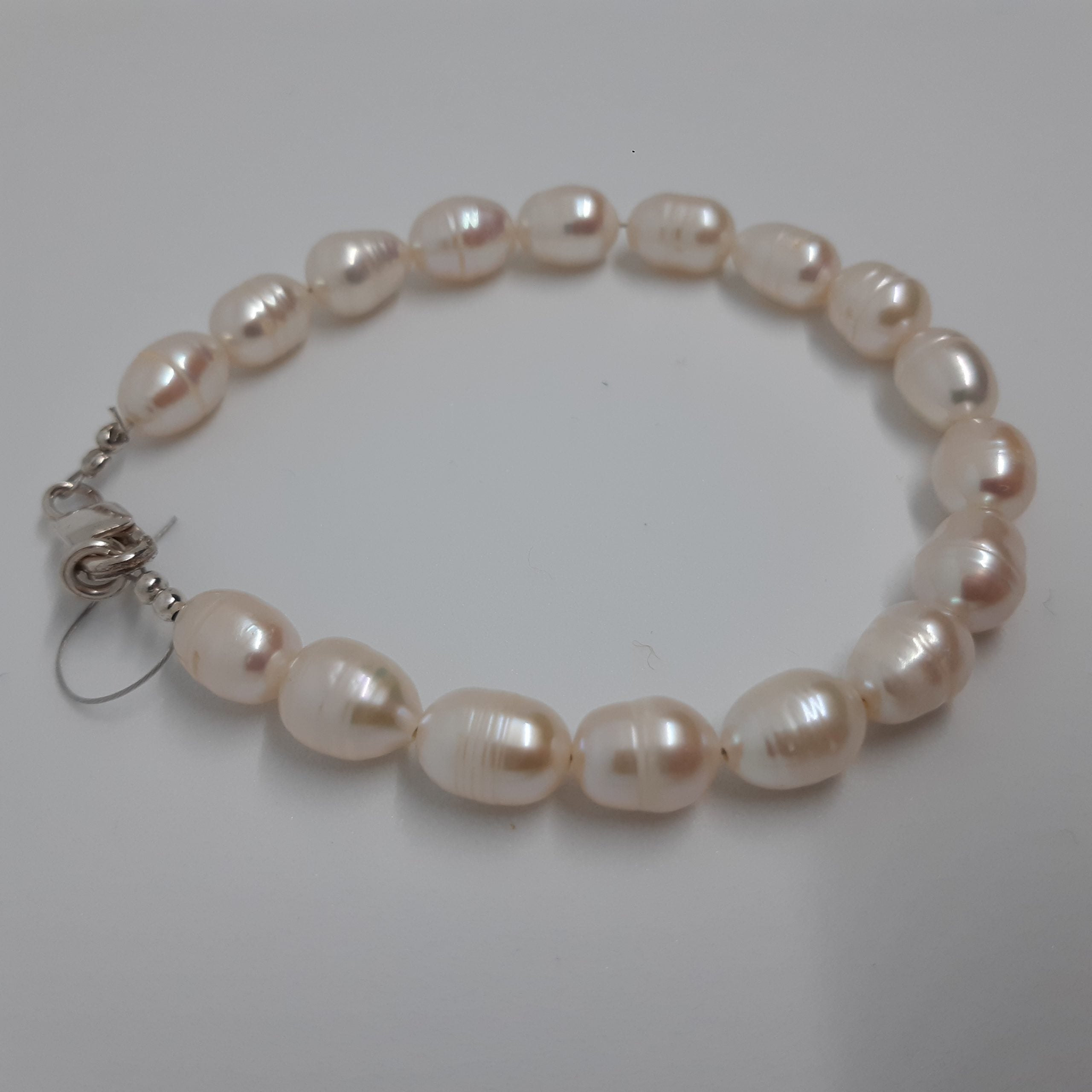 Bracelet Perle De Culture Goutte, bracelet en perles authentiques