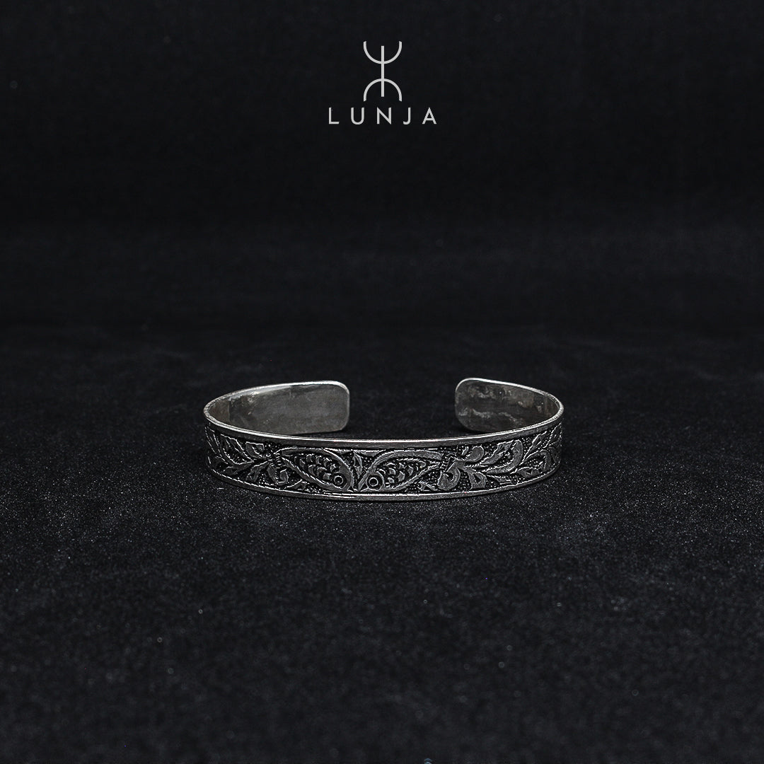 Lunja Touareg Bracelet in Silver, Berber silver bracelet for women