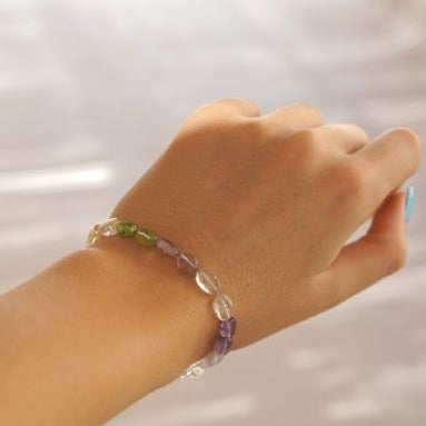 Bracelet En Pierres Naturelles De Guérison, bracelet pour femmes en pierres fait main