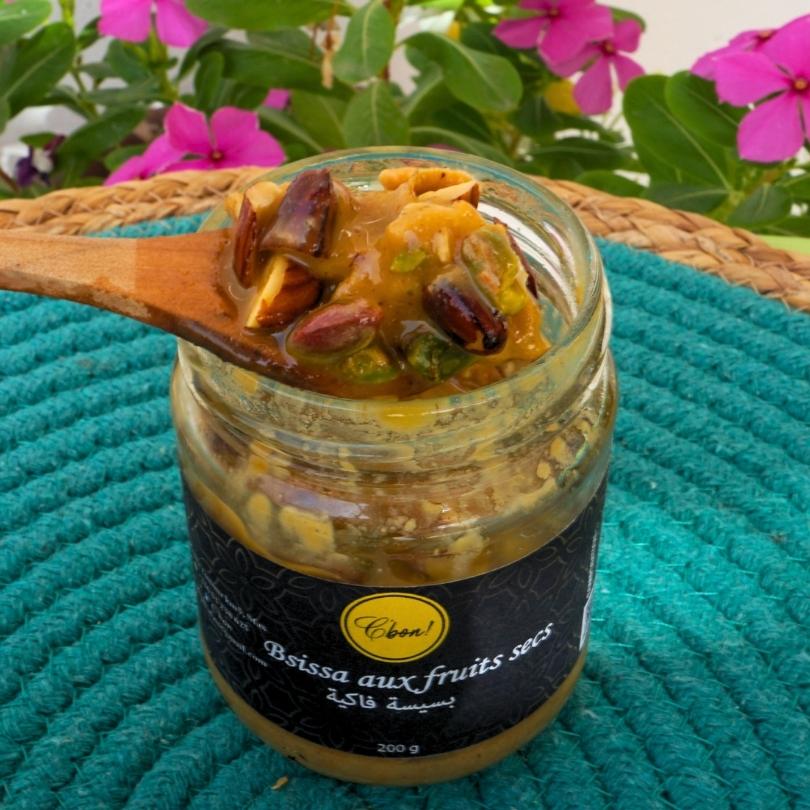 Bsissa with dried fruits mixed with olive oil, spread 200 g