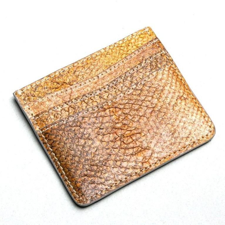 Porte-cartes en cuir de peau de saumon "Flavis Cardholder"