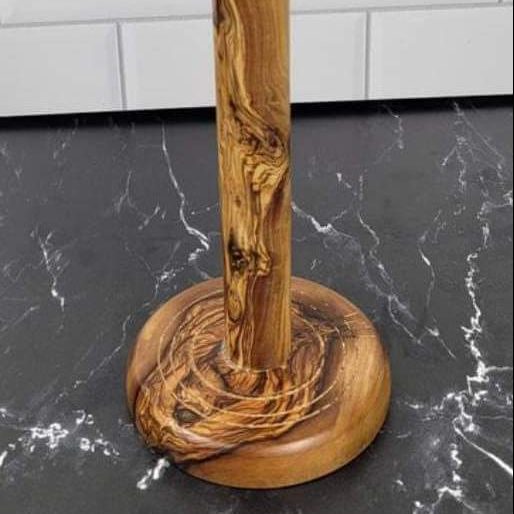 Wooden Paper Towel Holder