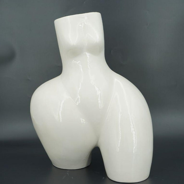 Large format vase in the shape of a woman