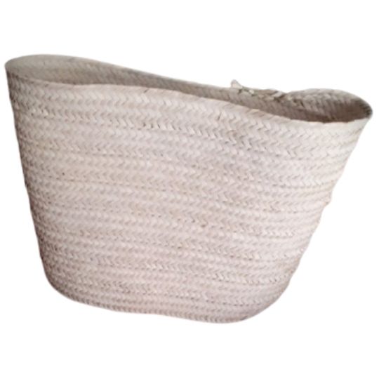 Palm tree basket without handles