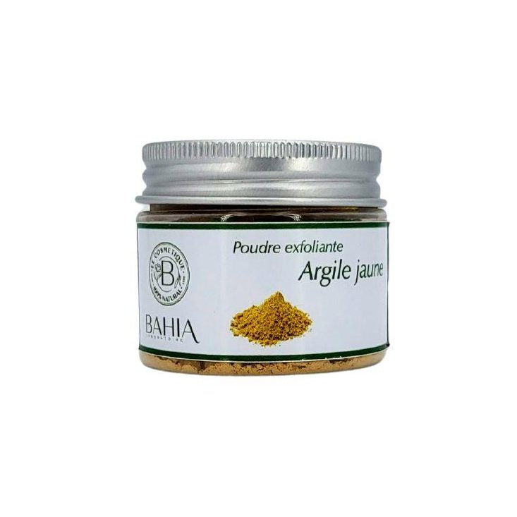 Argile Jaune Poudre Exfoliante - artisanat Tunisien fait main | ILEYCOM