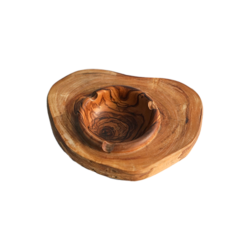 Cendrier En Bois D'olivier - artisanat Tunisien fait main | ILEYCOM