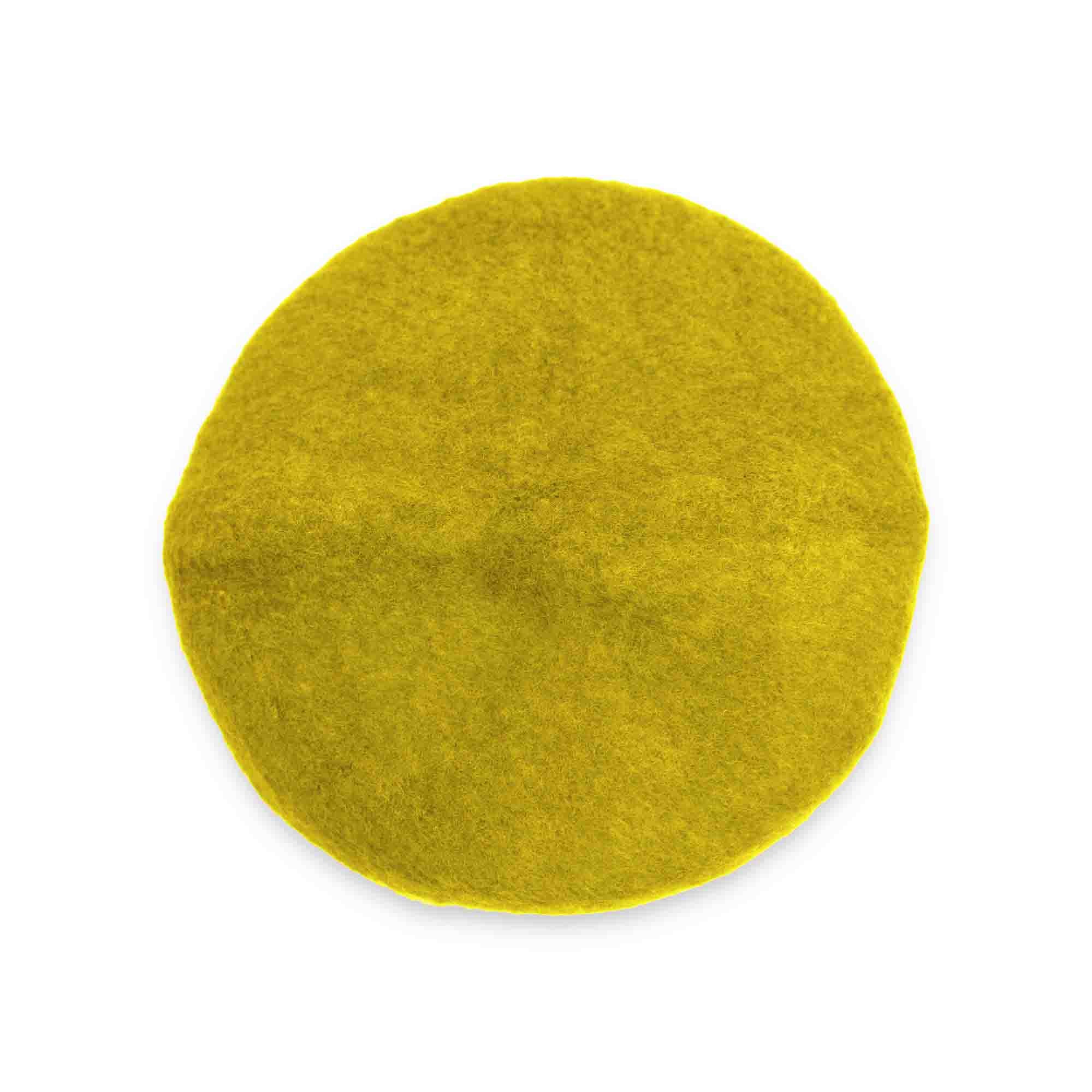 Yellow Tunisian Chechia In Wool