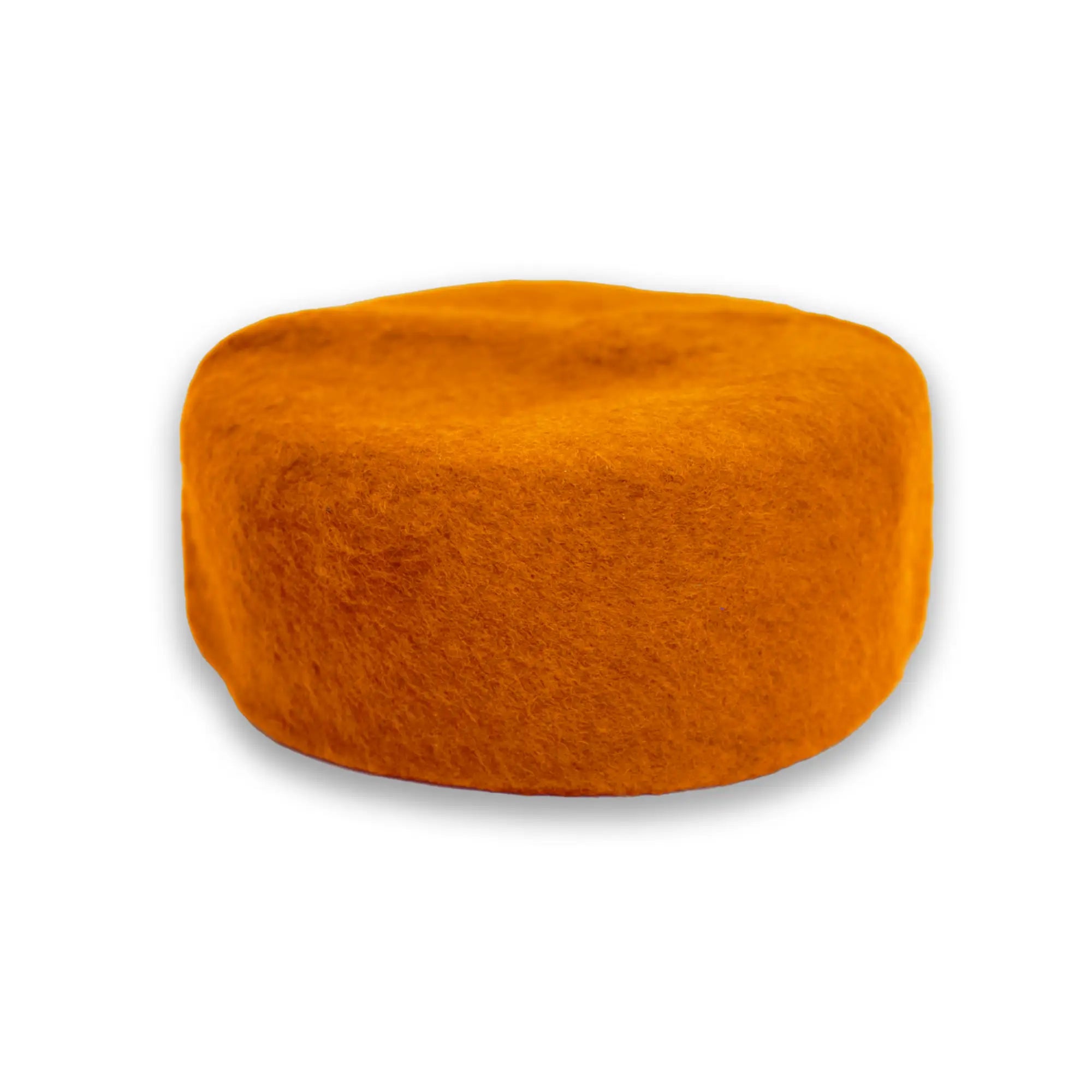Orange Tunisian Chechia In Wool