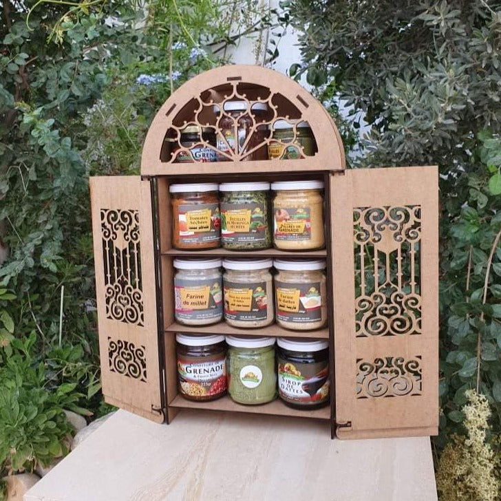 Coffret "Les délices de l'oasis" - artisanat Tunisien fait main | ILEYCOM