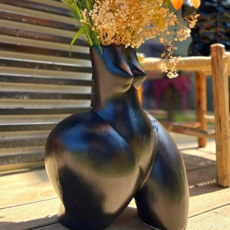 FOUFOUN® Women Shape Big Vase - artisanat Tunisien fait main | ILEYCOM