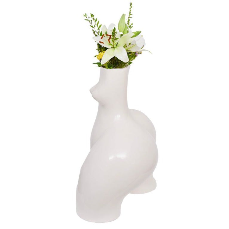 FOUFOUN® Women Shape Big Vase - artisanat Tunisien fait main | ILEYCOM
