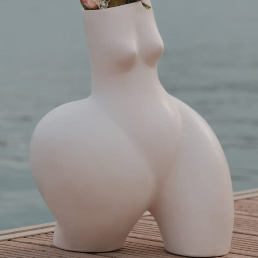 FOUFOUN® Women Shape Big Vase - artisanat Tunisien fait main | ILEYCOM