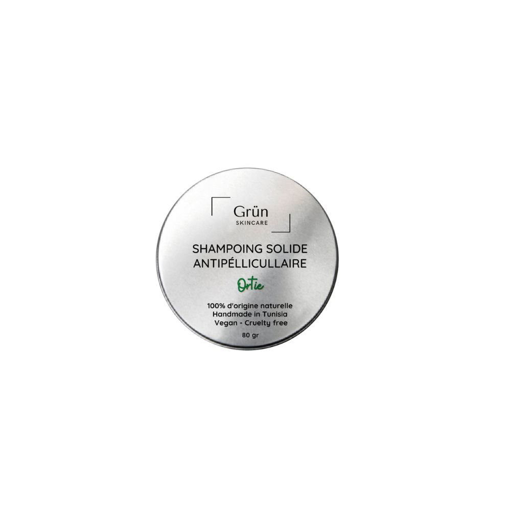 Anti-dandruff solid shampoo - Nettle powder - 80 gr 