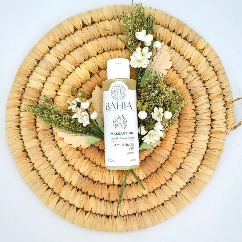 Huile de massage anti-articulaire pain 100ml - artisanat Tunisien fait main | ILEYCOM