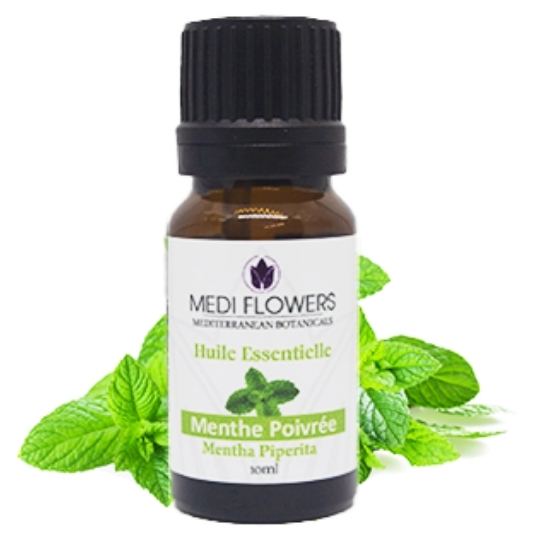 Huile essentielle Menthe poivrée 10 ml - artisanat Tunisien fait main | ILEYCOM