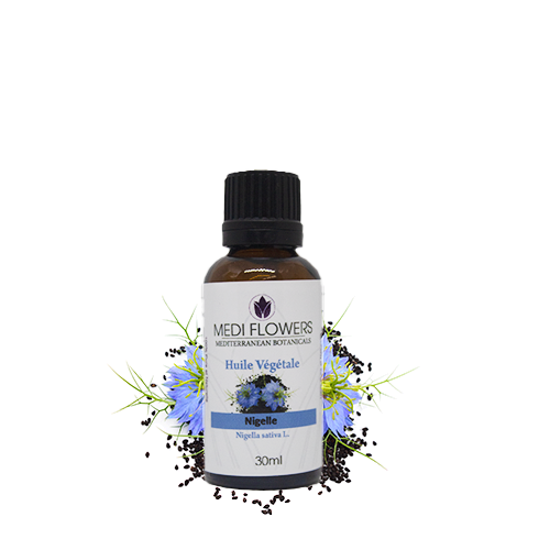 Huile végétale Nigelle 30 ml - artisanat Tunisien fait main | ILEYCOM