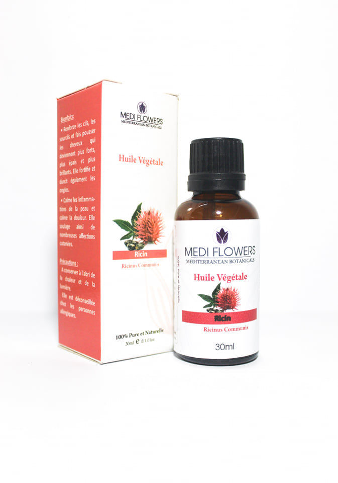 huile végétale Ricin 30 ml - artisanat Tunisien fait main | ILEYCOM