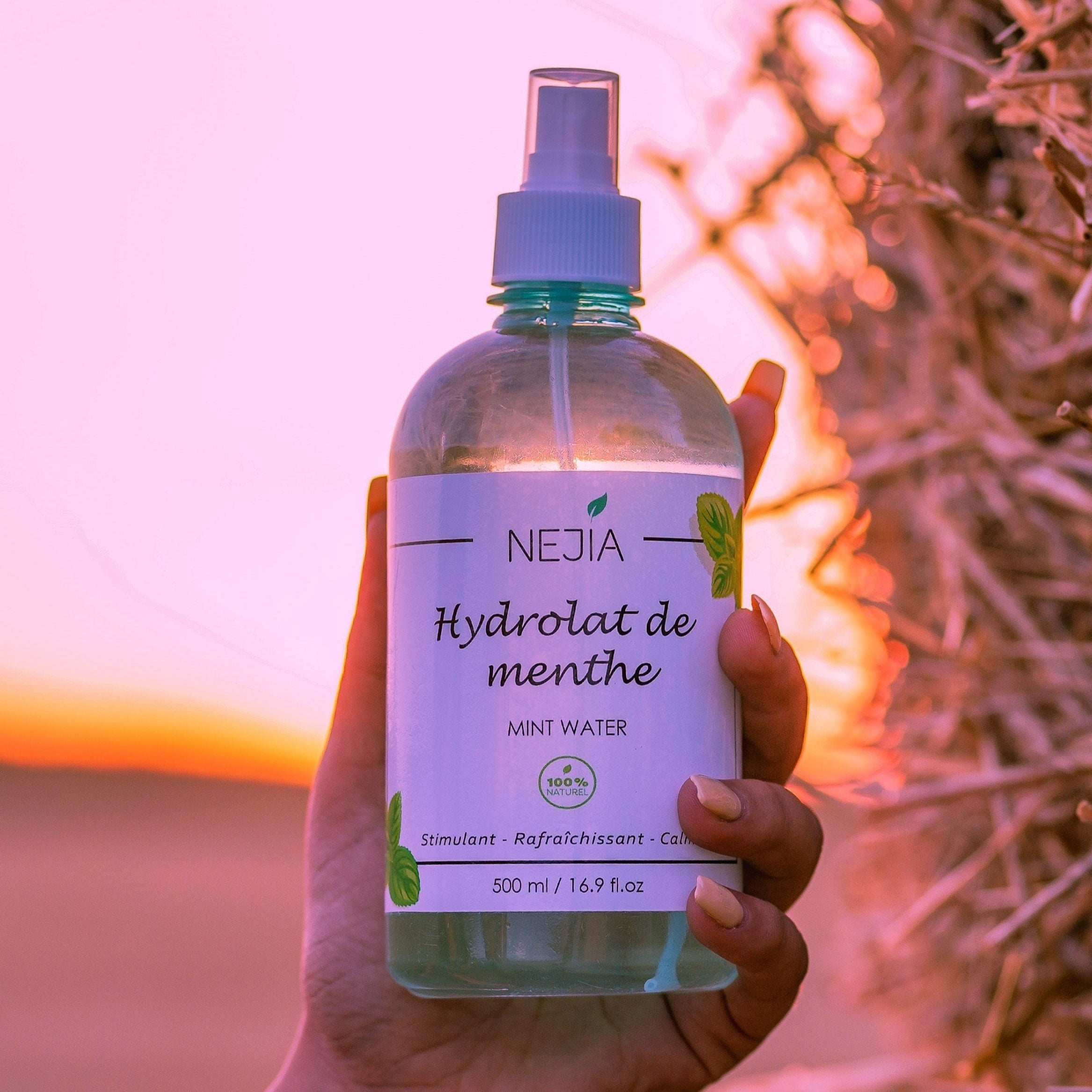 Hydrolat de Menthe 500ml - artisanat Tunisien fait main | ILEYCOM