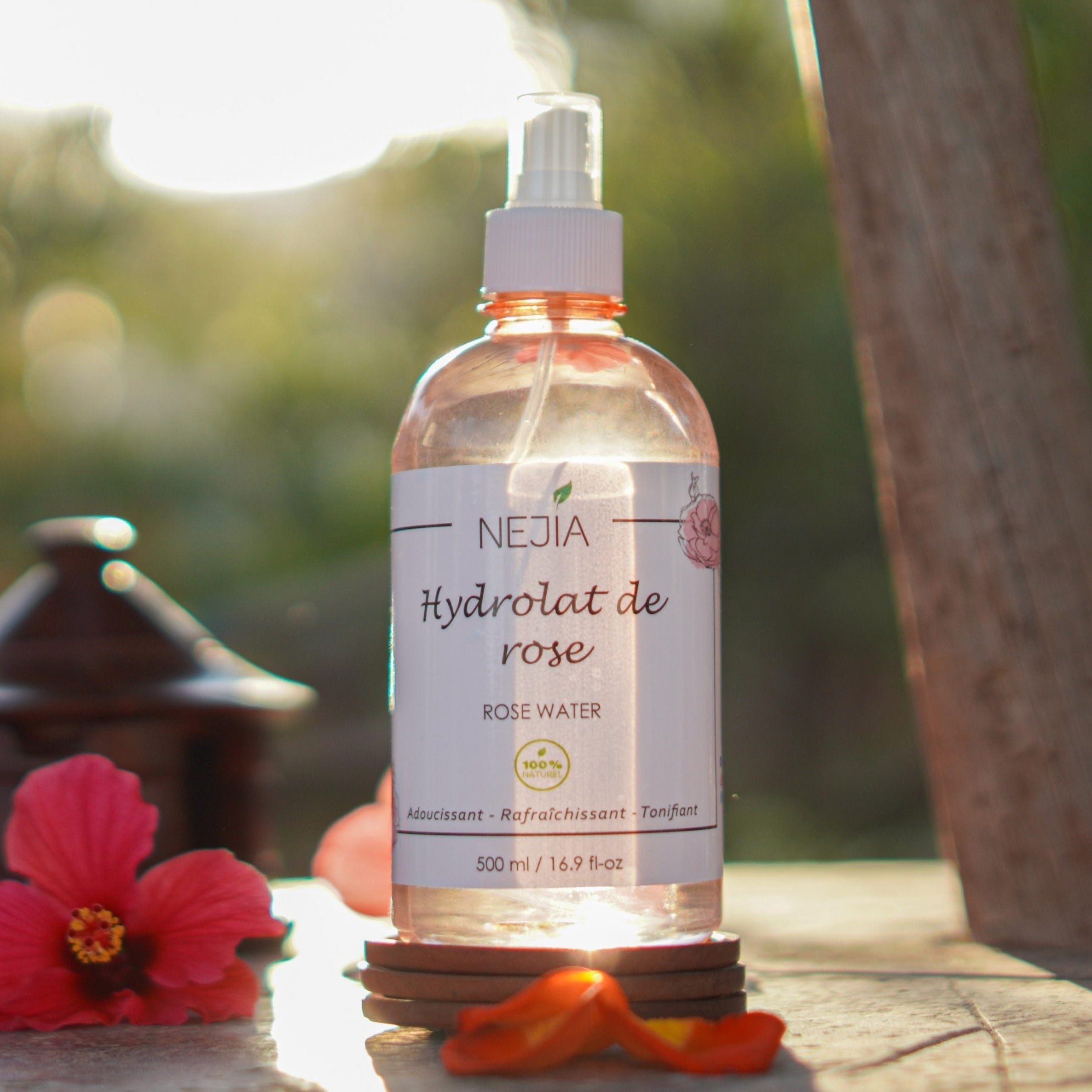 Hydrolat de Rose 500ml - artisanat Tunisien fait main | ILEYCOM