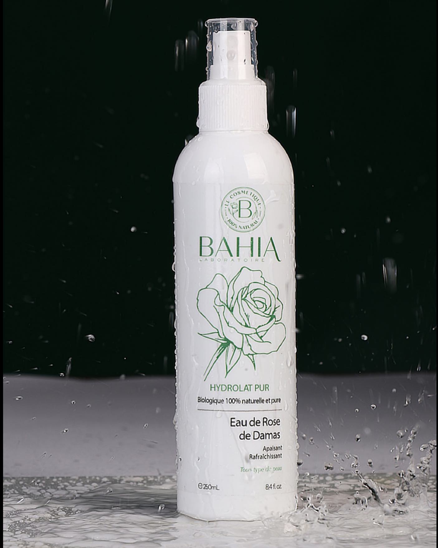 Hydrolat de rose de Damas 250ml - artisanat Tunisien fait main | ILEYCOM