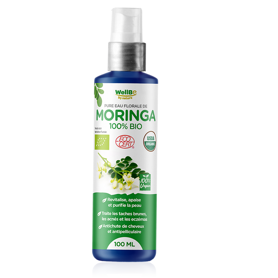 Hydrolat En Eau Florale De Moringa - 100 ml - artisanat Tunisien fait main | ILEYCOM