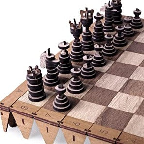 Jeux D’échec En Bois Artistique et pratique - artisanat Tunisien fait main | ILEYCOM