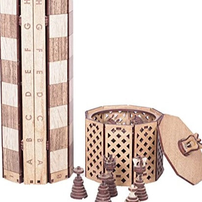 Jeux D’échec En Bois Artistique et pratique - artisanat Tunisien fait main | ILEYCOM