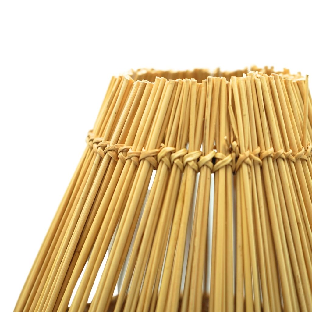 Lanterne artisanale en fibre d'acacia forme diamant - artisanat Tunisien fait main | ILEYCOM