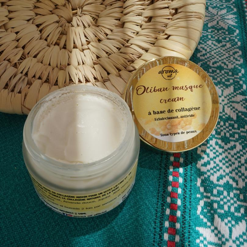 Oliban masque Cream à base de collagène tous types de peaux