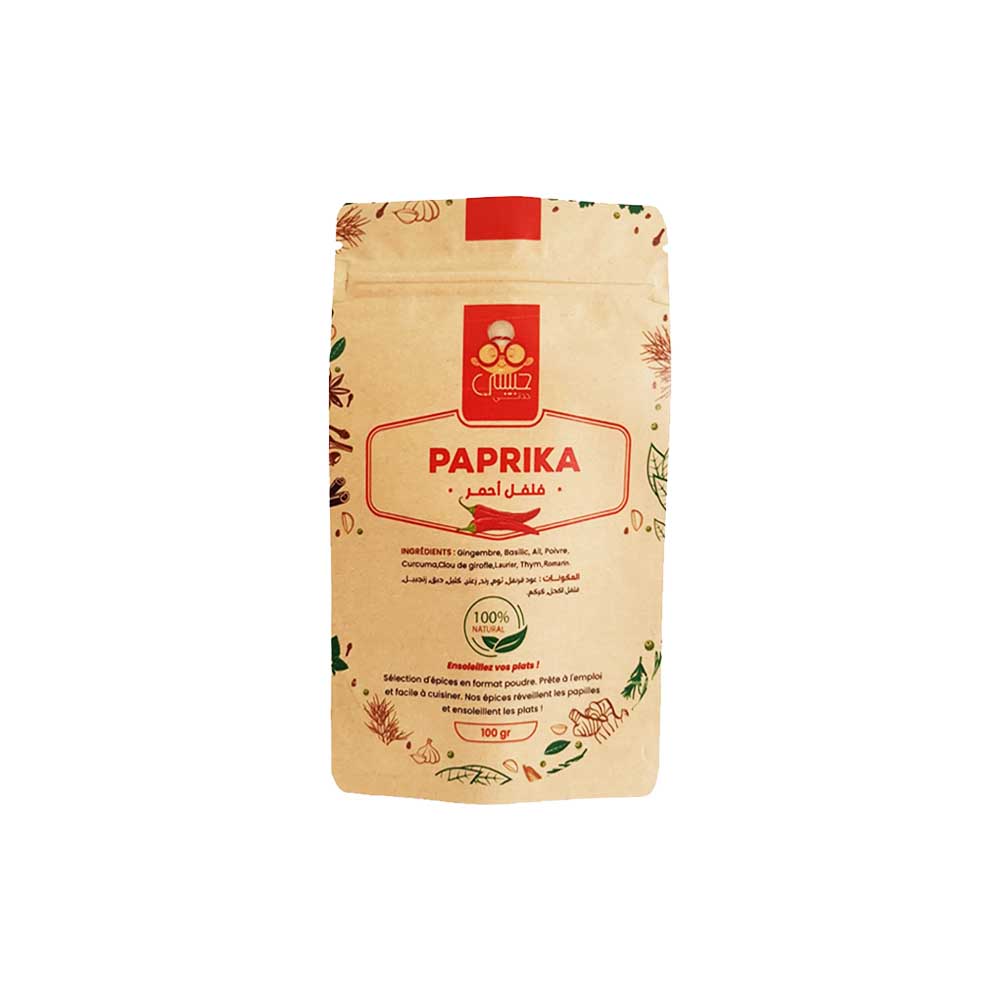 Paprika en poudre, piment épice naturel 100g