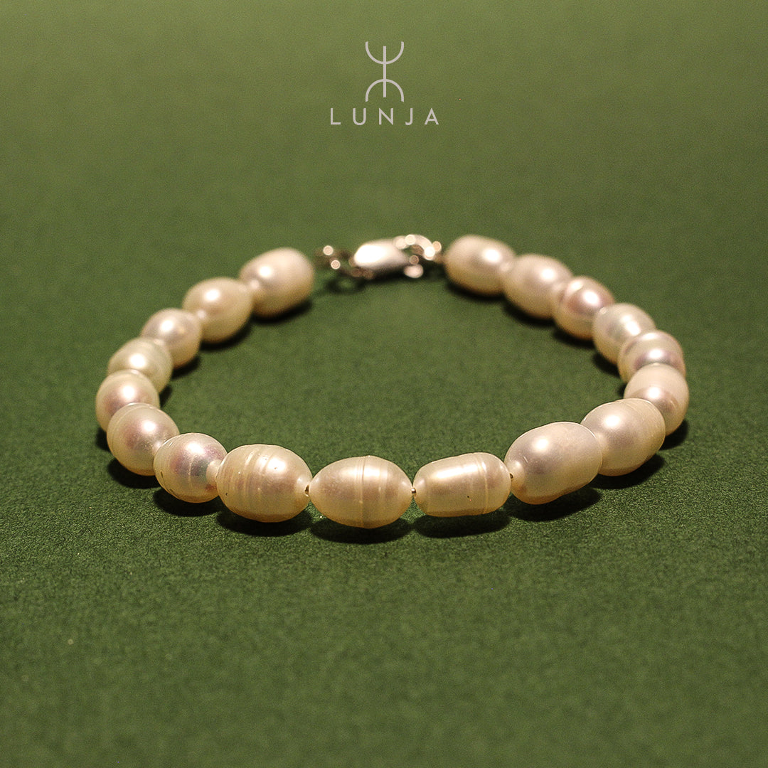 Drop Cultured Pearl Bracelet, authentic pearl bracelet 