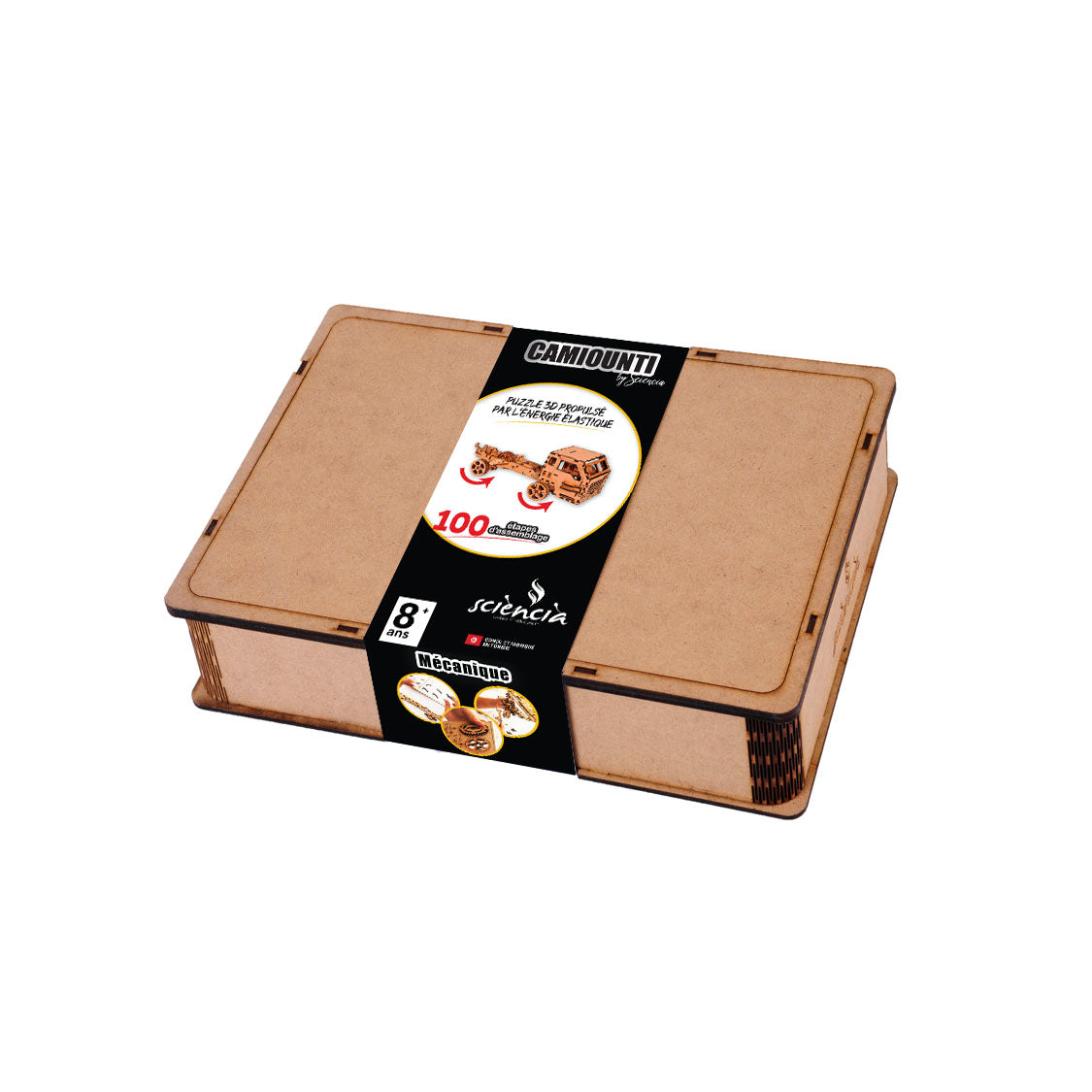 Puzzle 3D Tracker Propulsé - artisanat Tunisien fait main | ILEYCOM
