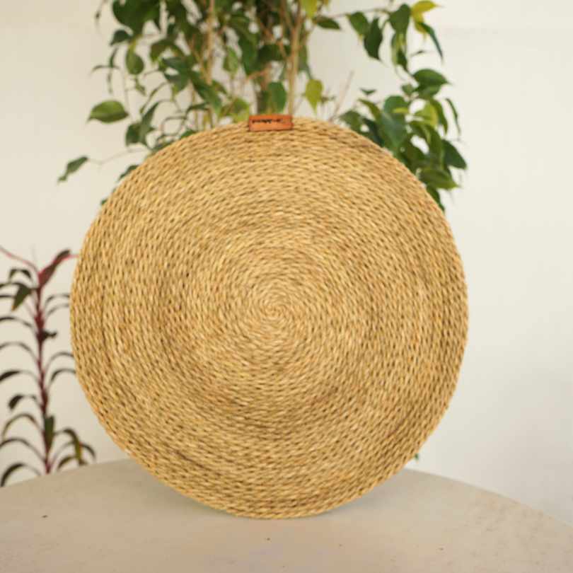 Set simple en Halfa, set de table en halfa tunisienne, set de table hand made, s - artisanat Tunisien fait main | ILEYCOM