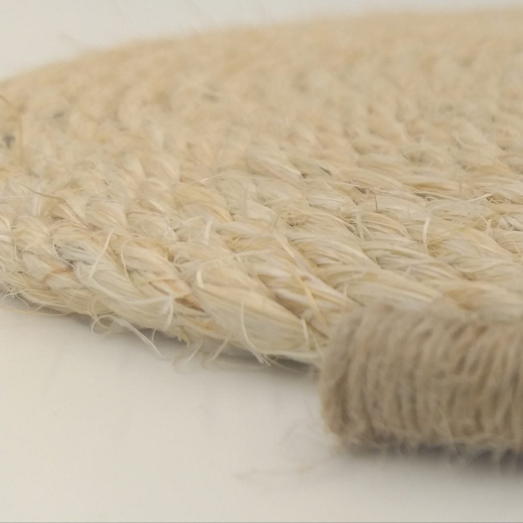 Sous plat rond - En sisal – Diamètre 30 cm - artisanat Tunisien fait main | ILEYCOM