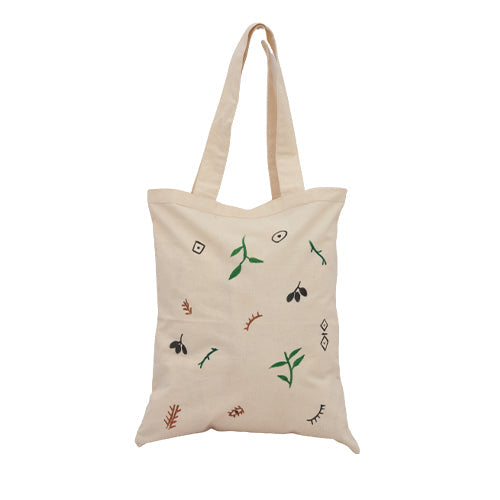Eco-Bag, Hand-painted Tote bag "Olivier"